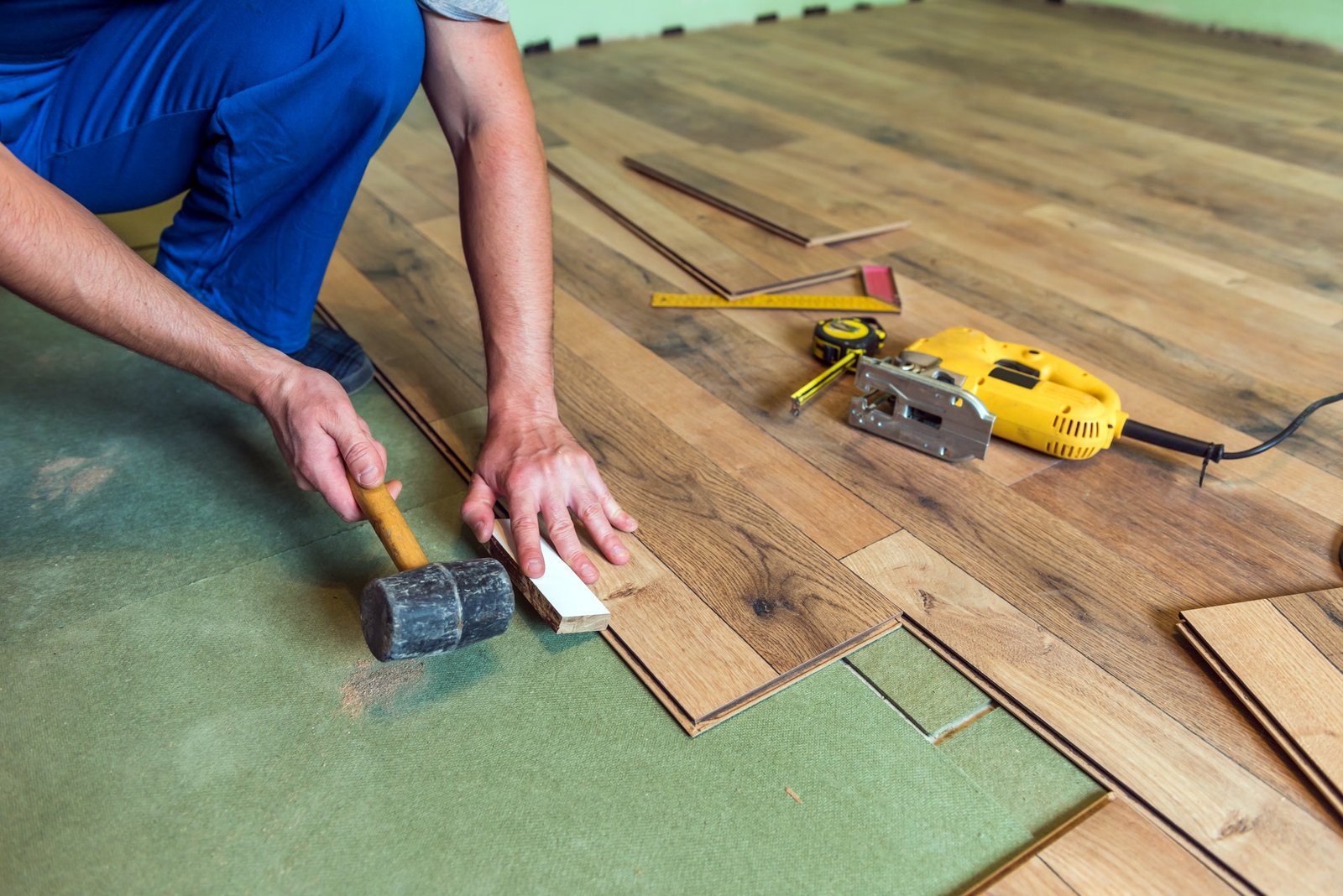 Laminate flooring installation in Charlotte NC
