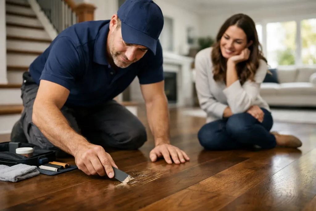 How to Repair Scratched Hardwood Floors