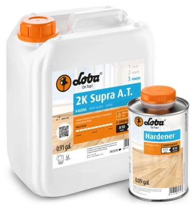 Loba 2K Supra AT wood floor finish